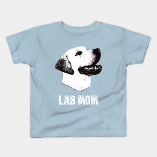 Golden Lab Mom Golden Labrador Design Kids T-Shirt